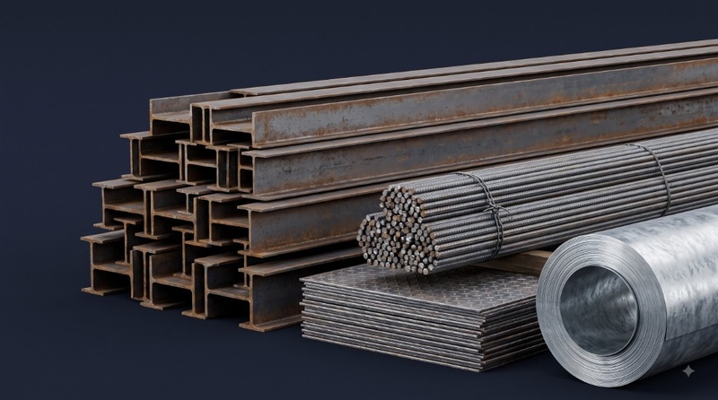 Steel and structural materials